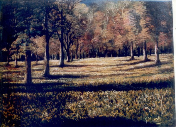 brown  trees   60x75 cm 