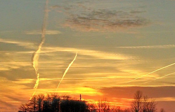 Sunset over Dobbinsville