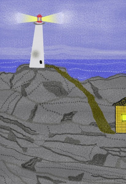 Lighthouse in the Fog