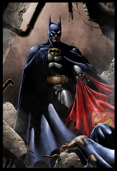 batman  superman by jesus cardenas 