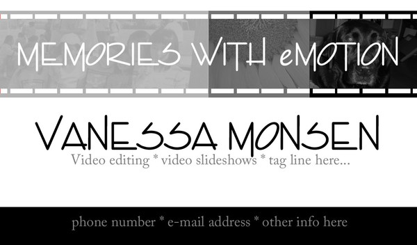Memories with eMotion business card