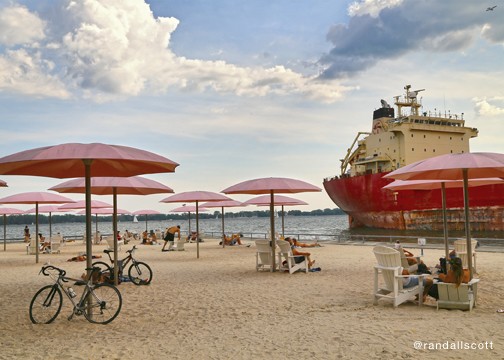 RELAXING AT SUGAR BEACH