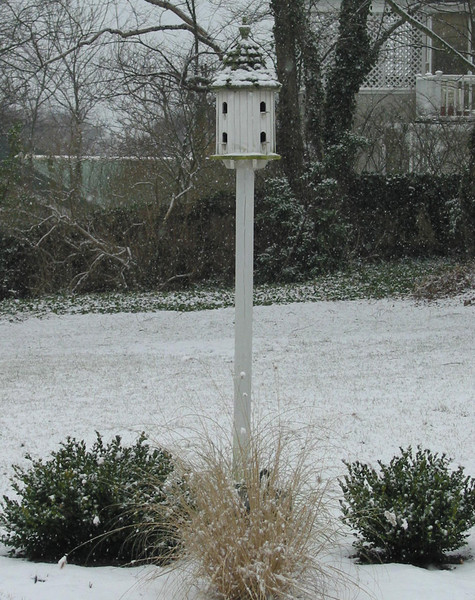 Snowy Birdhouse