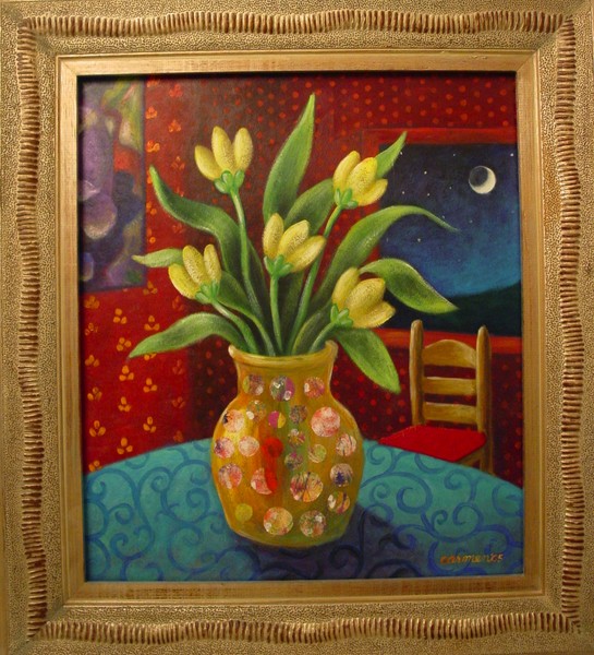 Still Life with Moon