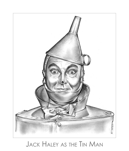 Jack Haley as the Tin Man
