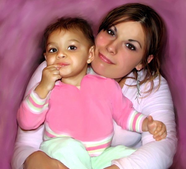 Mother & Child II (Gianna and Theresa)