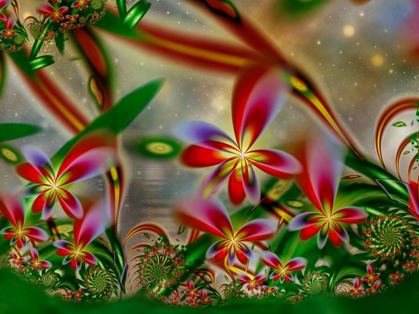 Flowers at Night 