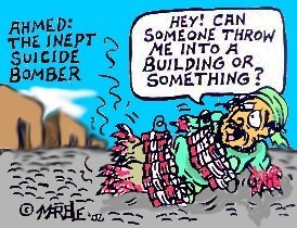 Inept suicide bobmber