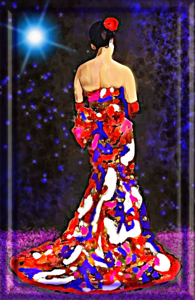 1940'S KIMONO GOWN
