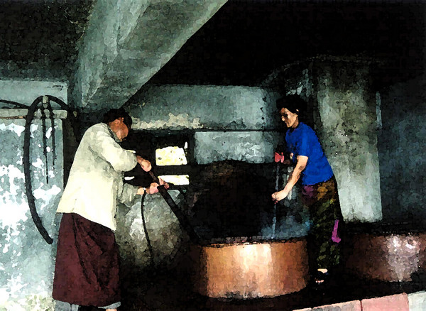 Dyeing Wool