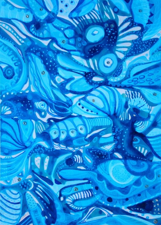 Colorful abstract art by Veera Zukova