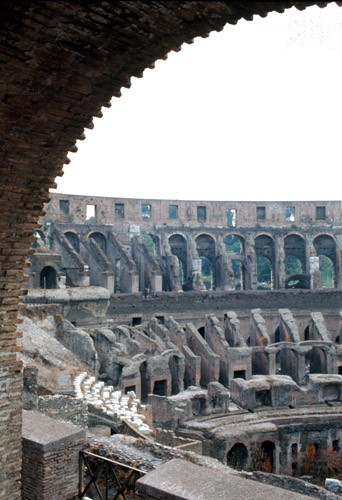 Interior of the Colosseum, Rome