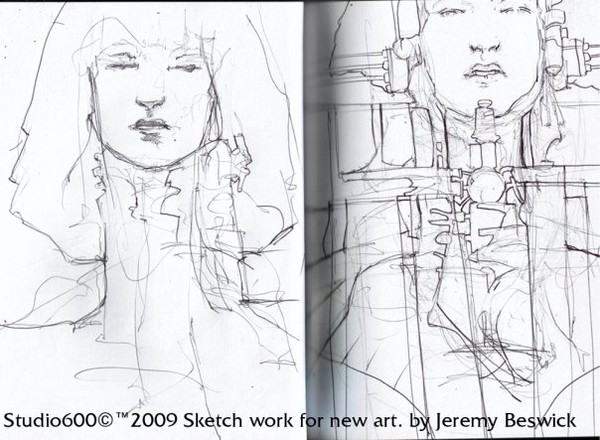 sketch work