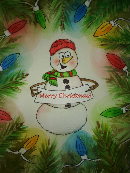 Snowman Merry Christmas