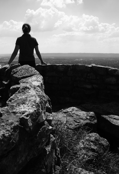 Margaret looking over La Crosse
