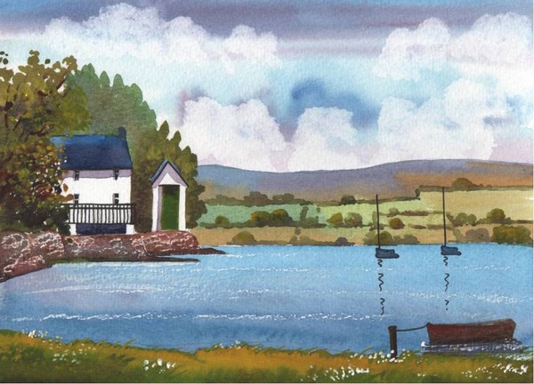 Dylan Thomas's boat house Laugharne
