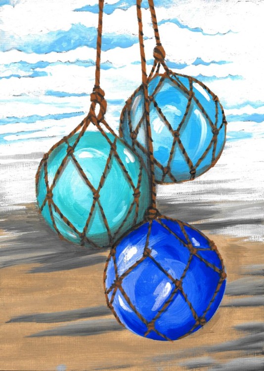 Gleaming Glass Floats
