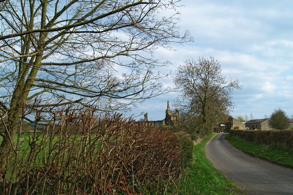 The Oldstead Road and Byland Abbey