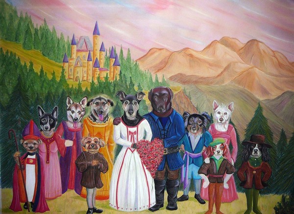 Medieval Dog Wedding