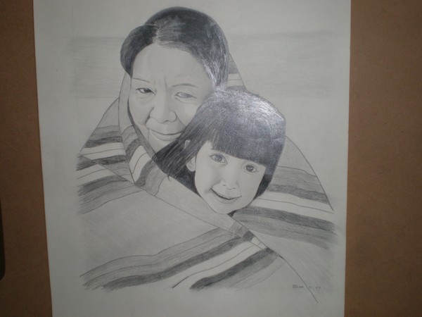 Grandmother and child