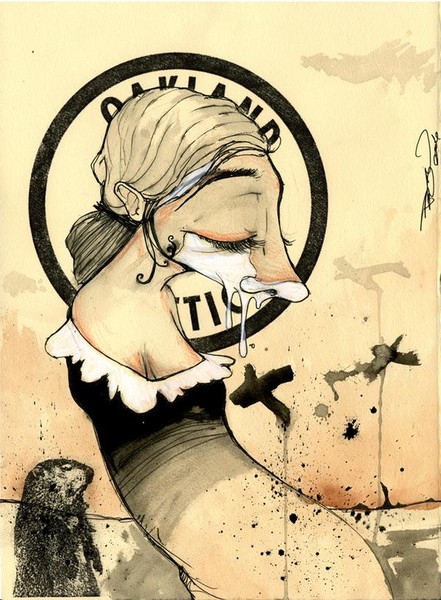 woman of groundhog alley