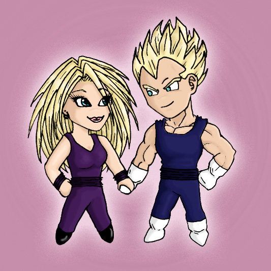 Chibi Saiyan Love