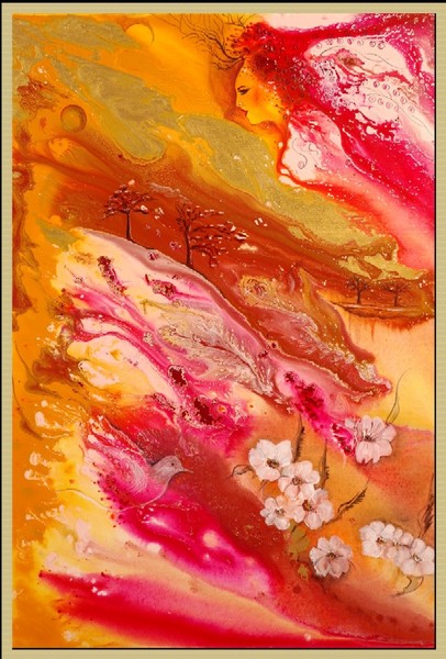 ACRYL BILD VON OXANA GORBACHEVA