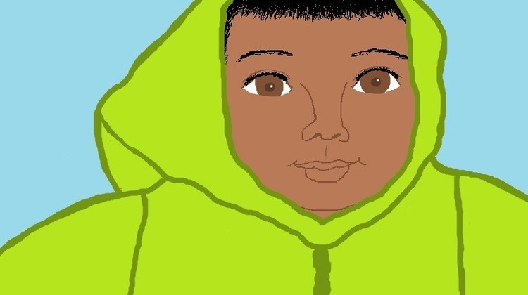 Green-Hooded Child
