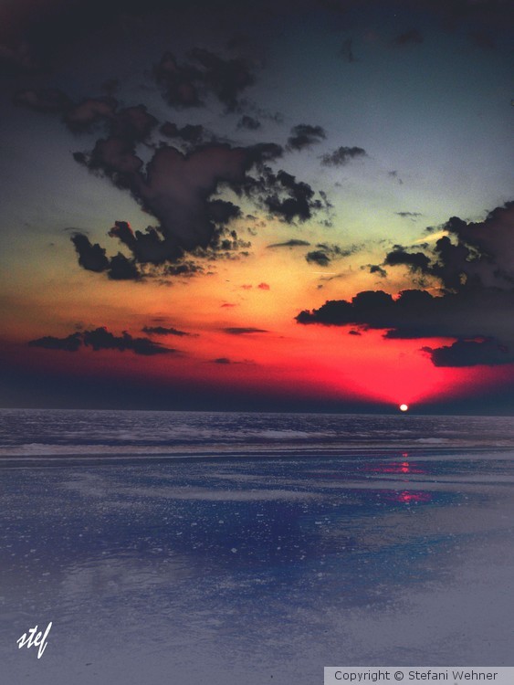 magical moment by the sea