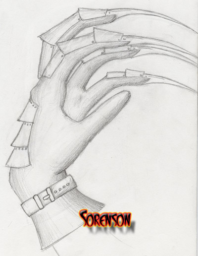 Glove weapon