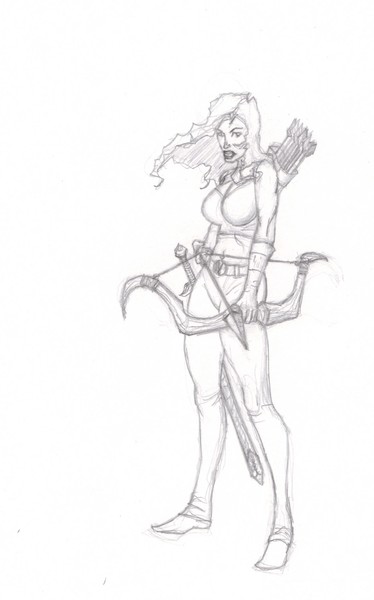 cattie brie hunting orcs...