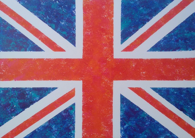 Union Jack - Reds and Blues
