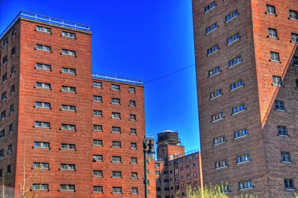 Blue Sky Red Brick
