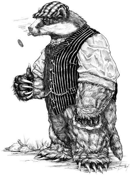 Steampunk Badger Brawler