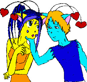 ObiNeko and Melelolea on Neopets