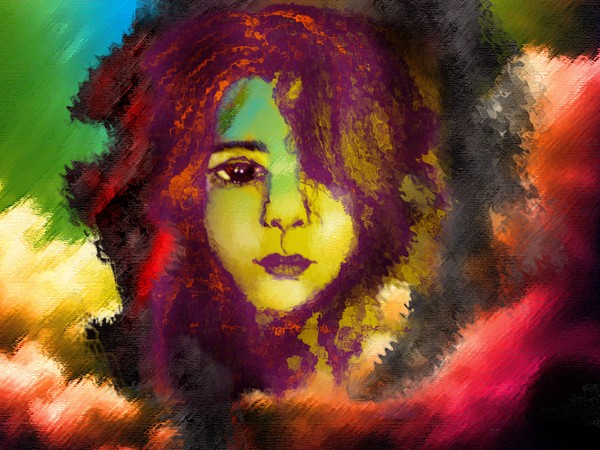 Mix of sketch with digital work