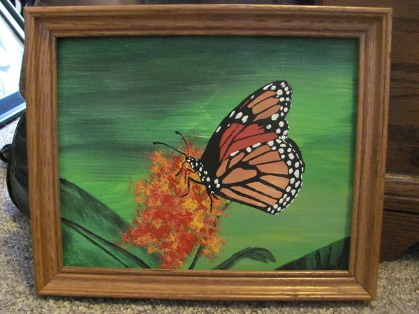 Monarch at rest