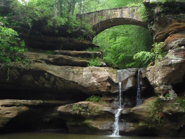 Bridge Over Doubled Water(falls)