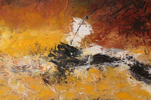 Storm at sea