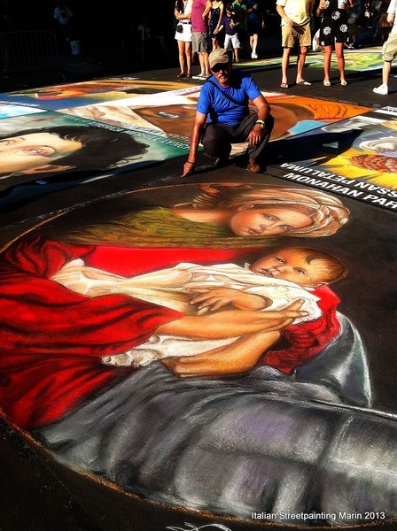 Italian Streetpainting Marin- 	Motherhood