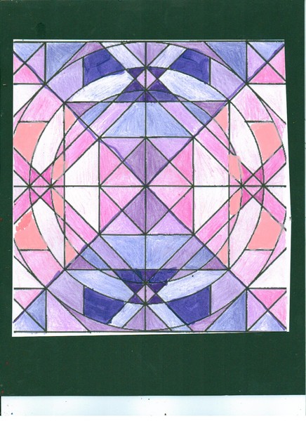 Pink and purple