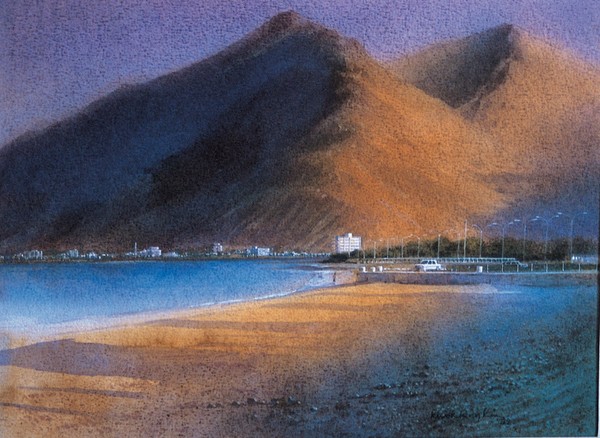 Beach resort at Fujairah.