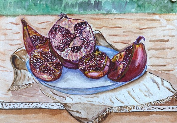 pomegranates.