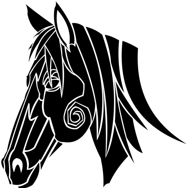 tribal horse