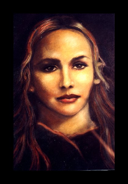 portrait pastel, 