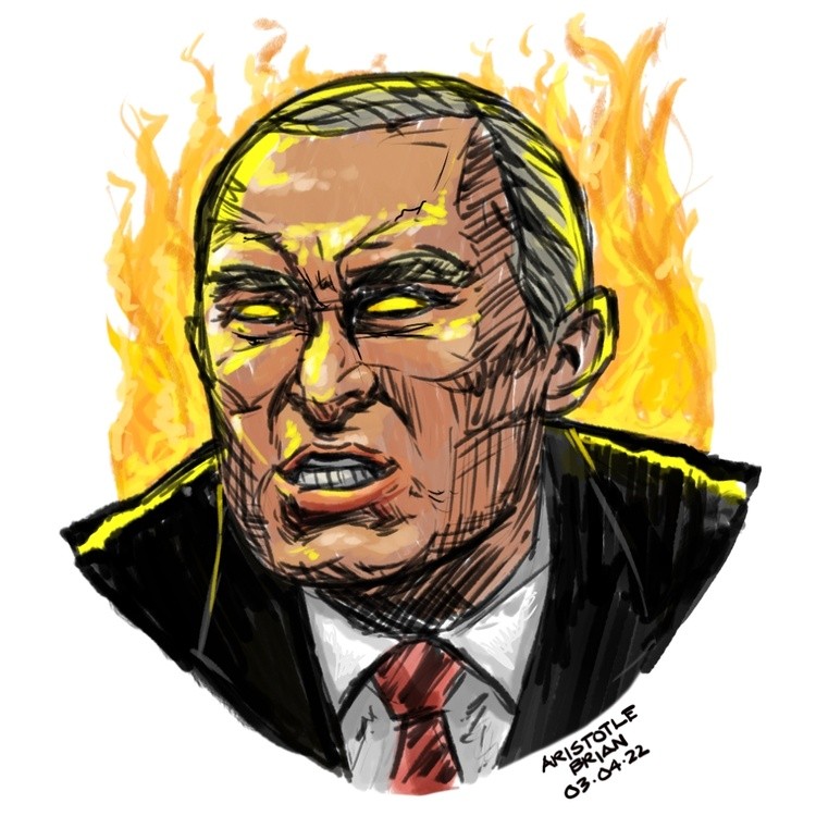 Illustration: Mad Russian Dictator