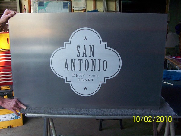 department of energy, etching on aluminum.