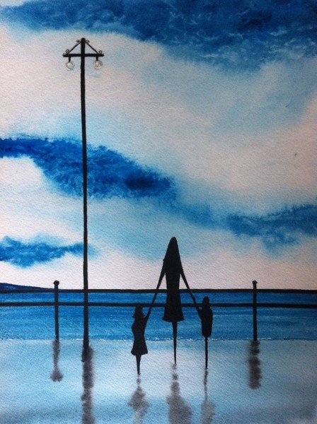 by the sea