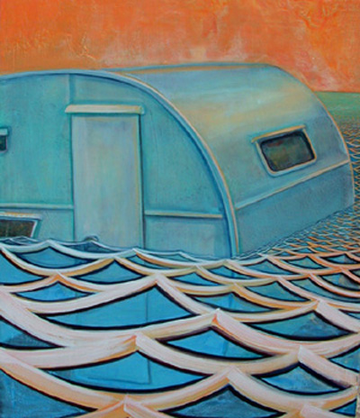 orange blue trailer
