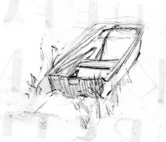 Las Gallinas Pond Sketch